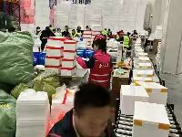 冷凍冷藏庫內(nèi)操作現(xiàn)場